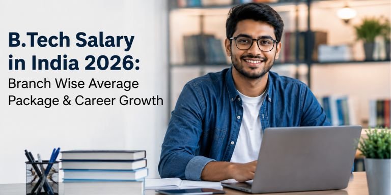 B.Tech Salary in India 2026: Branch-Wise Average Package & Career Growth