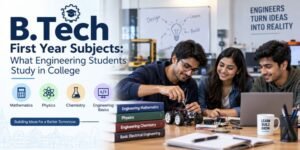 B.Tech first year subjects